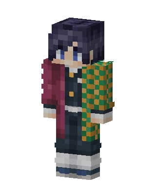 Giyu Tomioka skin, 3D preview