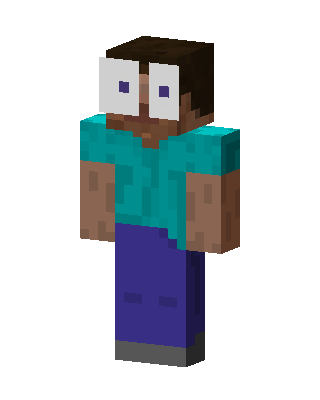 Teal Mob Boy skin, 3D preview