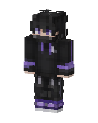 Black Villain Boy Minecraft hoodie skin