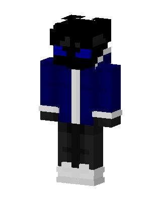 Blue Shadow skin, 3D preview