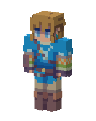 Link skin, 3D preview