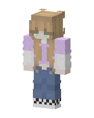 Lavender Denim Girl skin, 3D preview