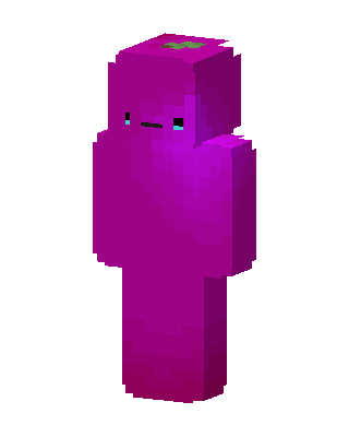 Magenta Blob skin, 3D preview