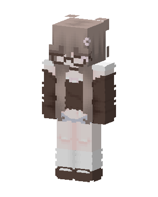 Cozy Cocoa Girl skin, 3D preview