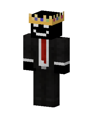 Ranboo With Crown skin, 3D preview