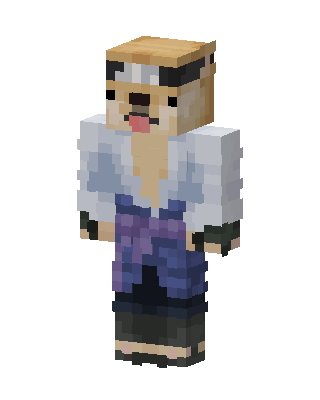 Doge Sasuke skin, 3D preview