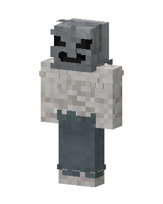 Gray Mob skin, 3D preview