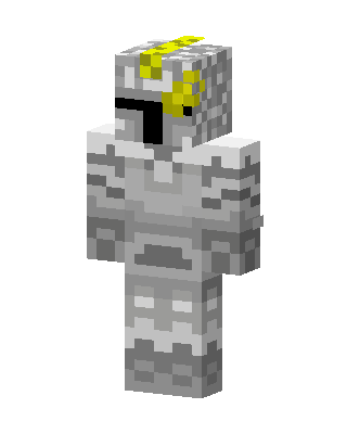 Gray Knight skin, 3D preview