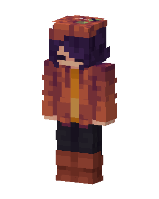 Autumn Hoodie skin, 3D preview