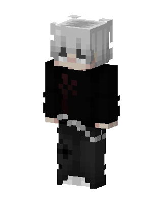 Black Villain Boy skin, 3D preview