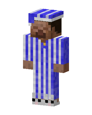 Blue Player Boy skin, 3D preview