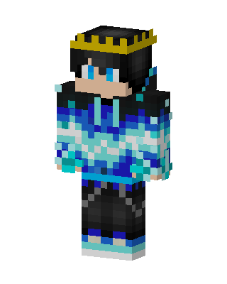 Blue King skin, 3D preview