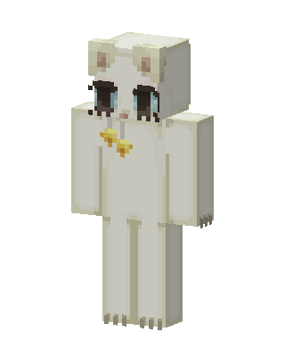 White Cat Minecraft skin