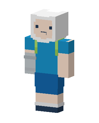 Finn The Human skin, 3D preview