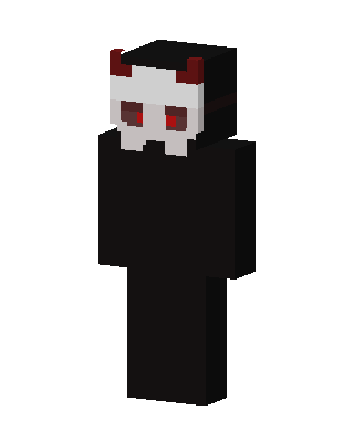 Black Horned Villain skin, 3D preview