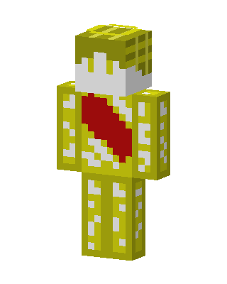 Golden Heart Minecraft skin