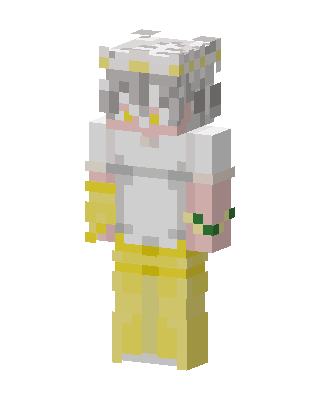 Golden Angel skin, 3D preview