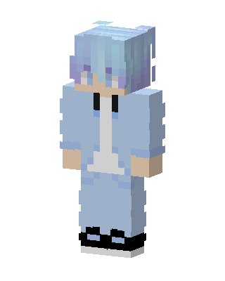 Blue Player skin, 3D preview