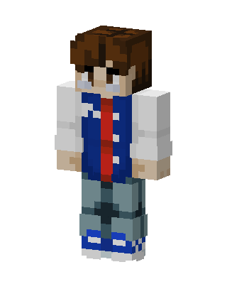 Varsity Jacket Kid skin, 3D preview