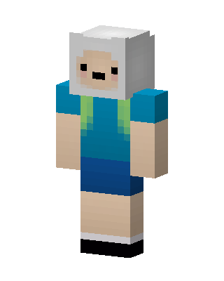 Finn The Human skin, 3D preview
