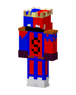 Royal Jester King skin, 3D preview
