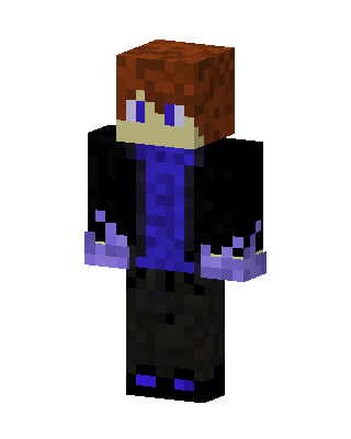 Violet Flame Jacket skin, 3D preview