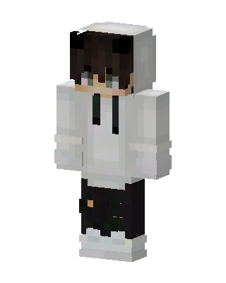 Hoodie Boy skin, 3D preview