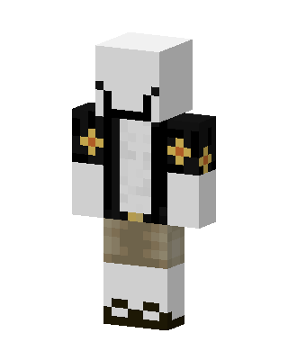 White Worker skin, 3D preview
