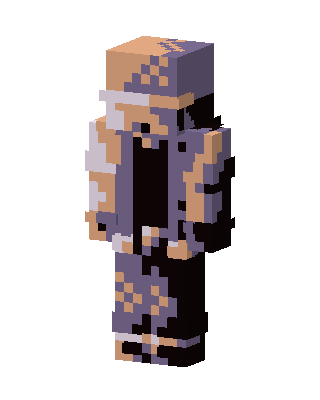 Patchwork Hoodie skin, 3D preview
