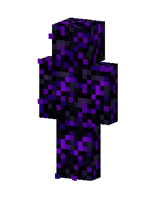 Black Villain Minecraft Enderman skin