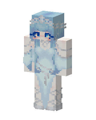 Ice Bride skin, 3D preview