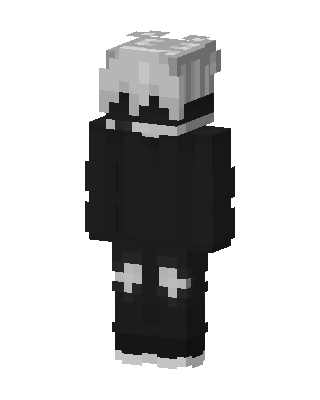 Monochrome Mask Boy skin, 3D preview