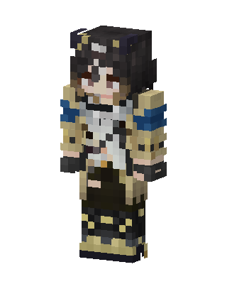 Gilded Coat Wanderer skin, 3D preview