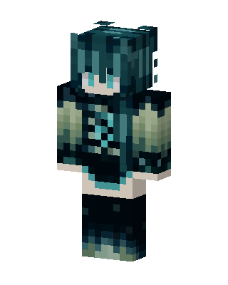 Teal Abyss skin, 3D preview