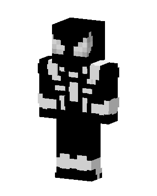 Black Suit Spider-Man Minecraft skin