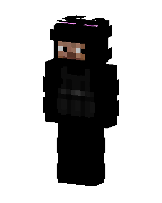 Enderman Operative skin, 3D preview