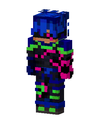 Blue Drip Boy Minecraft skin
