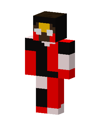 Red Hooded Racer Minecraft skin