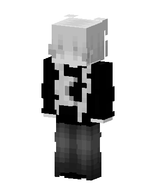 Monochrome Hoodie skin, 3D preview