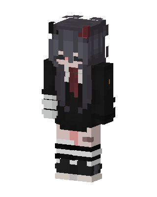 Gothic Schoolgirl Minecraft skin
