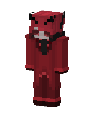 Red Horned Villain Minecraft skin
