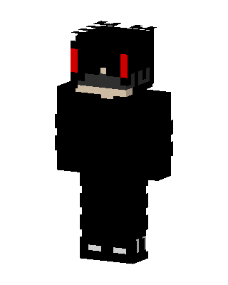 Black Ninja Boy skin, 3D preview