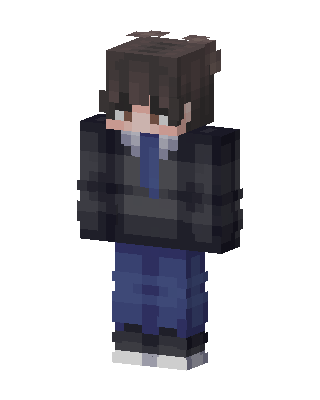Navy Hoodie Boy Minecraft skin