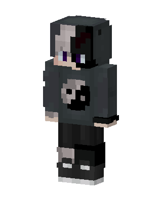 Split Hoodie skin, 3D preview