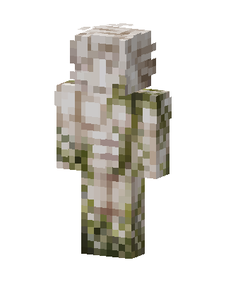 Mossy Statue skin, 3D preview