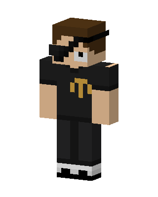 Black Player Boy skin, 3D preview
