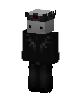 Dark Crowned Knight Minecraft skin