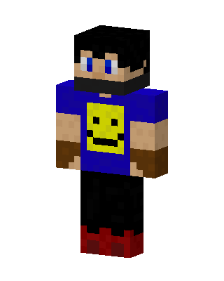 Smiley Shirt Guy skin, 3D preview
