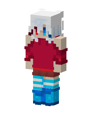 Crimson Frost skin, 3D preview