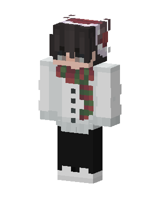 Snowman Scarf Minecraft skin